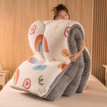 Winter quilt flannel velvet velvet quilted quilt by core 150x200 single double spring and autumn double face suede thickened warm