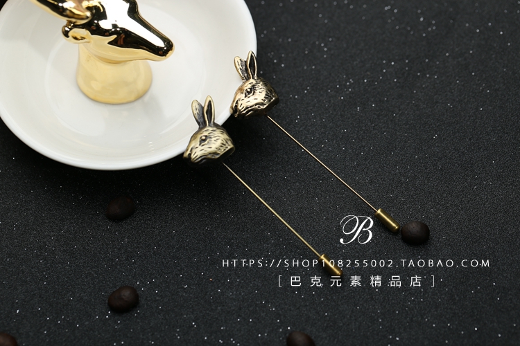 trâm thời trang Hàn Quốc pin khăn từ khóa phụ kiện huy hiệu nam phù hợp với corsage trâm pin cổ áo huy hiệu pin - Trâm cài cài áo vest nam