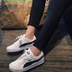 Giày Puma Giày nam và nữ màu đen Giày da trắng và giày bình thường giày thể thao nữ đẹp Dép / giày thường