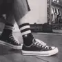 Converse Converse 1970S Giày tiêu chuẩn Samsung màu vàng đen hồng thấp cao 14234C giày lười thể thao nam