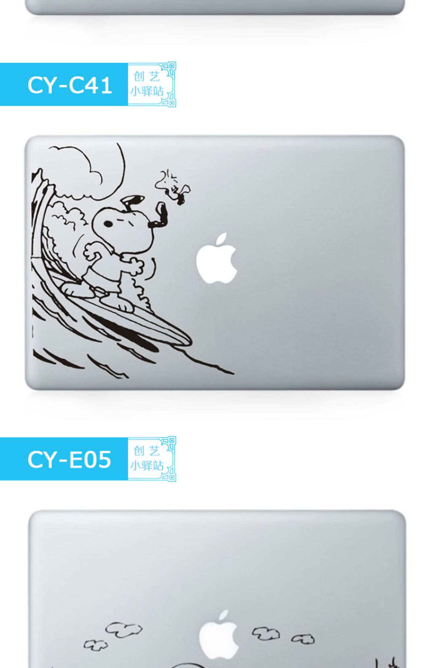 Snoopy Snoopy dán máy tính xách tay phim địa phương macbook Pro Air13 Mac Stickers - Phụ kiện máy tính xách tay túi chống sốc máy tính