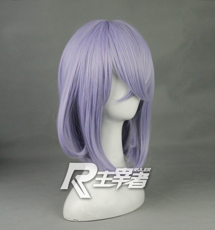 Kiếm vũ điệu múa xương Dây leo Shiro lang ánh tím mặt gần mặt tóc ngắn nghiện cosplay tóc giả tóc giả - Cosplay đồ cosplay hầu gái