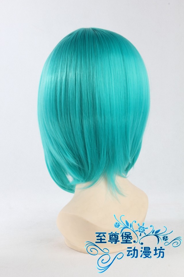 Tóc giả cosplay tóc giả VOCALOID tuyết hatune tương lai miku nước màu xanh dài 120cm tóc đuôi ngựa đôi - Cosplay cosplay nam