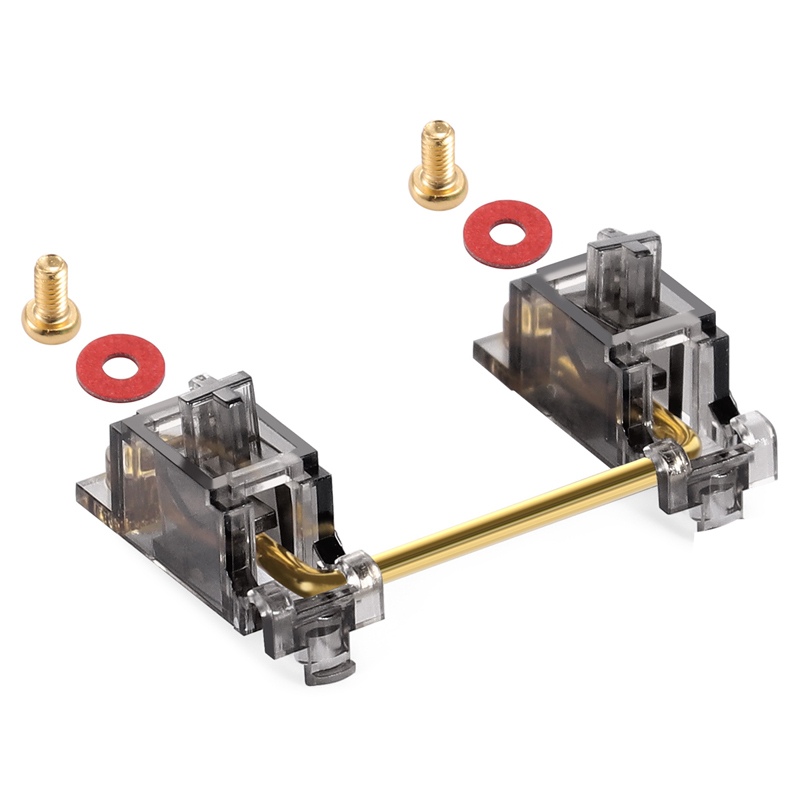 Durock V3 New Version Screw Satellite Axis Black Transparent Gold Steel Wire V3Pcb Mount Stabilizers