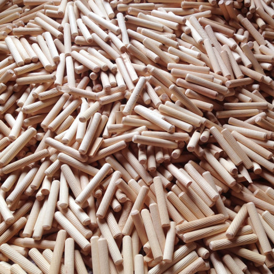 Direct wood mortise and tenon plug hole integral cabinet accessories wood board connection 8*30 specifications(300 only)