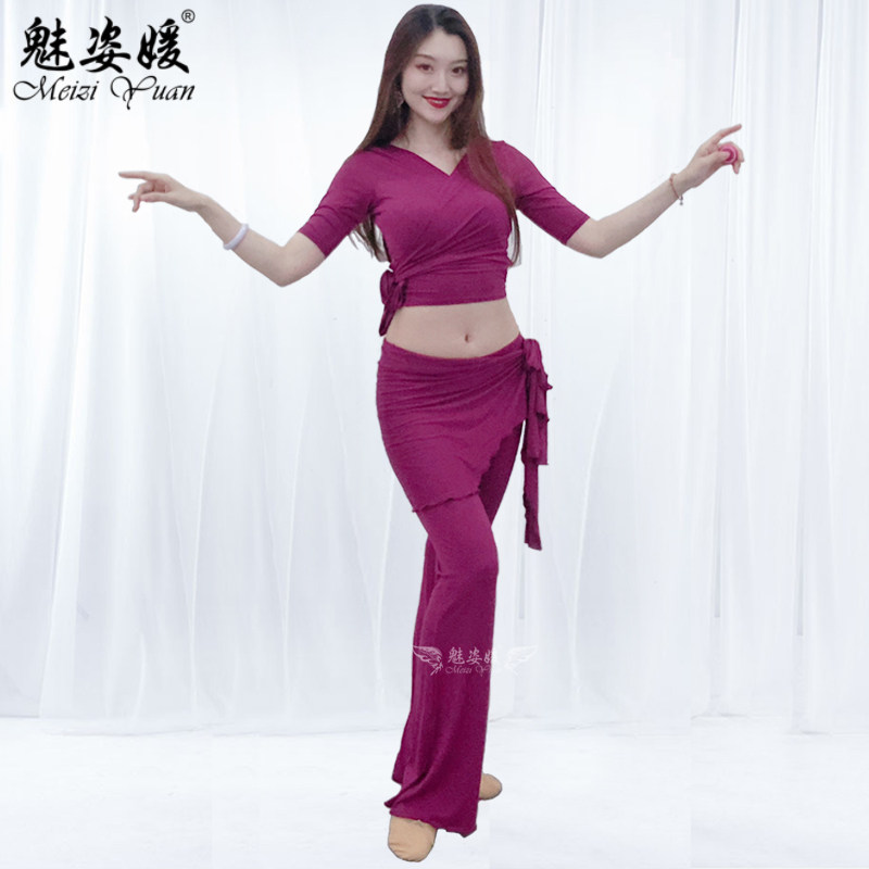 The Phantom of the Phantom's new belly dance practice Costume Women Spring Summer Modale Blouses Hip towels Waistcoat Waist Skirt Pants Sleeve