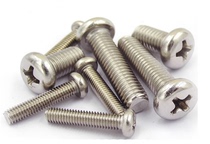 304 stainless steel round head cross mechanical screws PM1 6X4 5 6 8 10 12 15 22 22 25