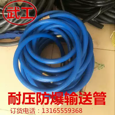 Real Stone paint pipe spraying machine special conveying pipe pressure-proof rubber pipe sandblasting pipe Rotor Stator rubber sleeve screw