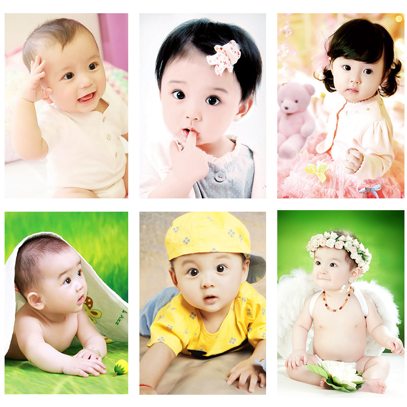 Baby poster photos Pretty cute men and women Bild pregnant women prepare for pregnancy and teach bb baby portraits picture wall paste