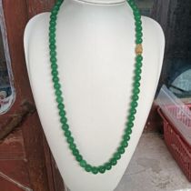 Natural aventurine long necklace sweater necklace
