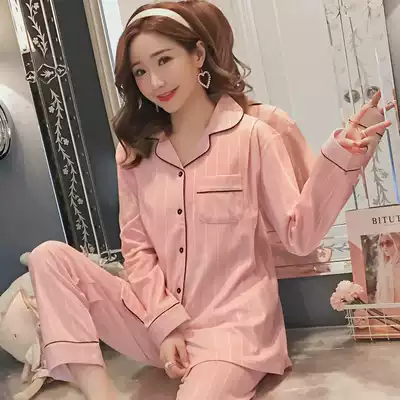 Confinement clothes spring and autumn pure cotton postpartum breastfeeding breastfeeding pregnant women pajamas pregnant summer thin breathable sweat-absorbing August 9