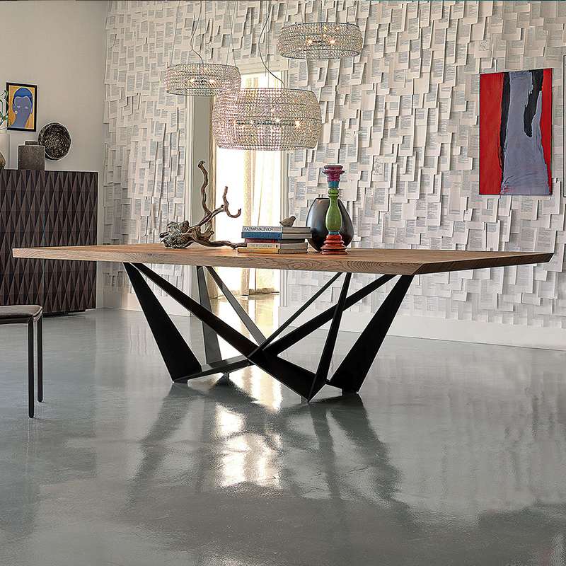 Solid Wood Meeting Table Long Table Minima Modern Desk Loft Computer Desk Nordic Strip Desk Office Bench