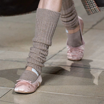 OMG Pink Good Looking Duck Miu Girl Ballet Shoes Mary Treasures Shoes Butterfly Knot Flat Bottom Shoes Women Single Shoes