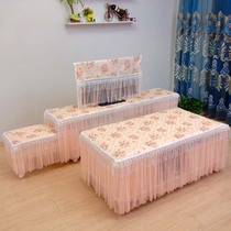 New lace fabric four seasons universal non-slip coffee table cover TV cabinet cover cloth dust cover cover towel customization