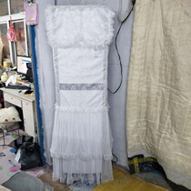 New air conditioner cover dust cover cabinet machine set cabinet type vertical 3P lace fabric boot no customization required