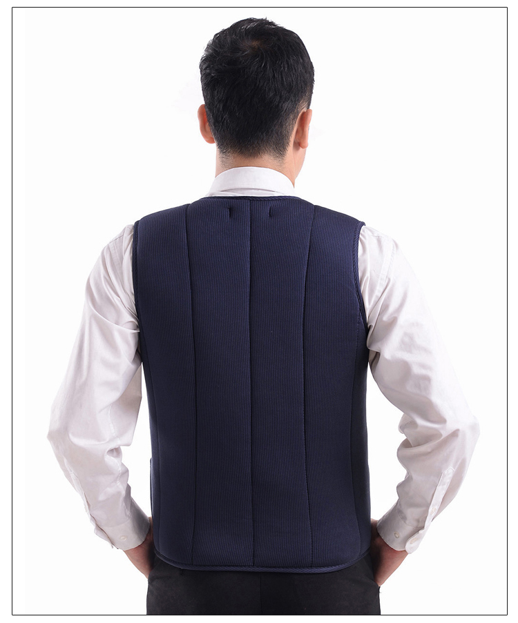 Tuổi trung niên dày lên áo vest lạc đà cotton vest vest nam ông ngoại ngoài trời vest vest áo vest nam tuổi 50