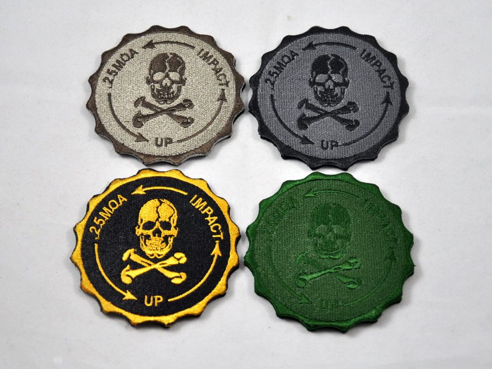 Grim Reaper's Distance 0 25MOA Sniper Sniper Personality Badge Armband Double-sided Velcro