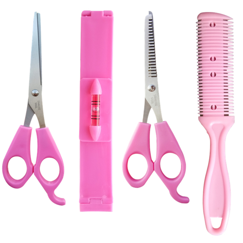 (Liuhai 4-piece set)Cut Liuhai artifact Qi Liuhai Liuhai cut Liuhai set Flat cut thin cut hair comb