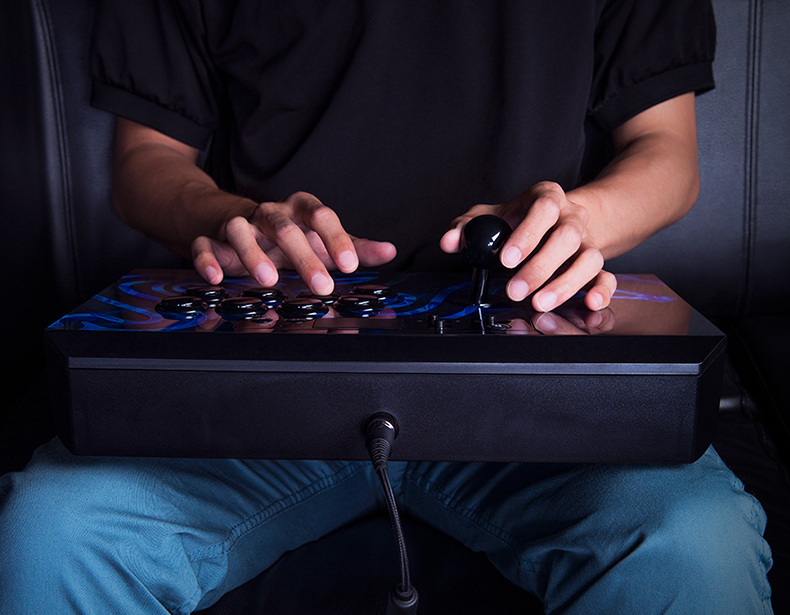 Nếu gió ngoại vi Razer / Razer Pandora Cheetah arcade trò chơi chiến đấu trên máy tính rocker Street Fighter King - Cần điều khiển tay cầm chơi game cho pc