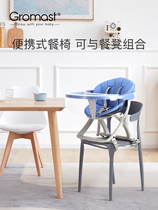 Gromast Baby Growth Dining Chair Multifunction Baby School Chair Home Foldable Children Dining Chair
