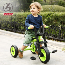 Baoshi childrens tricycle baby bicycle bicycle 1-3-5-2-6 years old large light baby trolley
