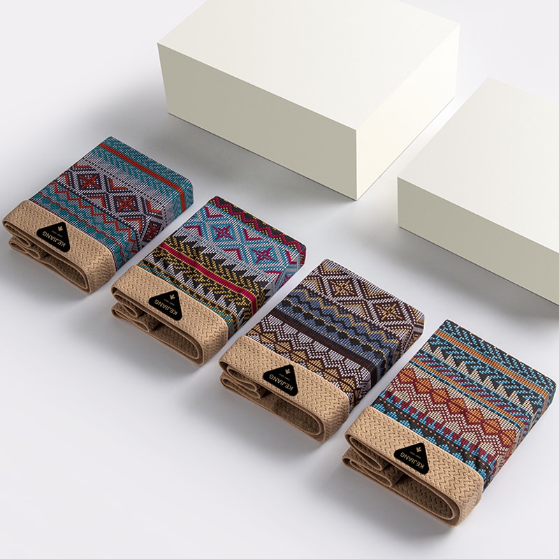 Ethnic Style Men's Underwear, Boys' Boxer Briefs, Comfortable, Breathable, Not Stuffy, Personalized Trendy Print, Ice Silk