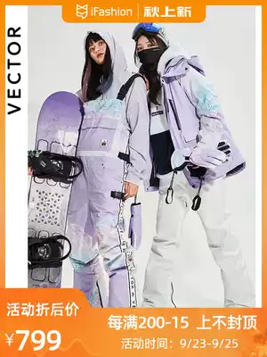 VECTOR ski suit women waterproof windproof ski jacket warm baby bag pants snowboarding equipment set
