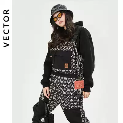 VECTOR skiing baby bag pants female thick warm one-piece ski suit foreign-style wild board double board ski pants