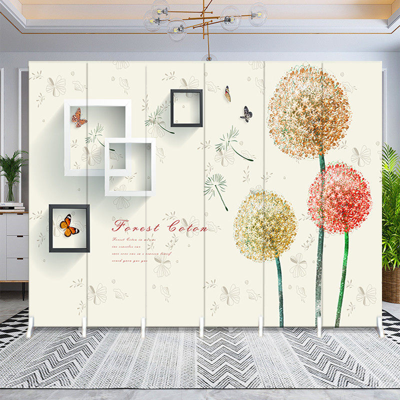 Screen partition wall living room folding mobile office company entrance simple modern net red blocking decorative folding screen