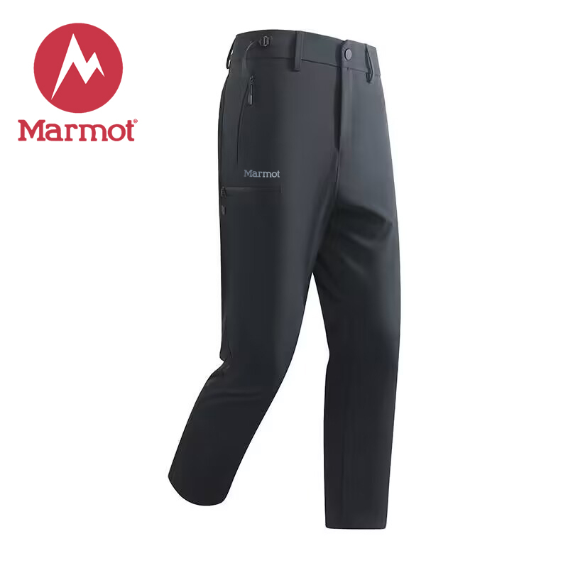 Marmot Autumn Outdoor Men's Quick-Dry Softshell Pants Water-Resistant Hiking Pants Sports Casual Men's Pants Marmot Autumn Outdoor Men's Quick-Dry Softshell Pants Water-Resistant Hiking Pants Sports Casual Men's Pants