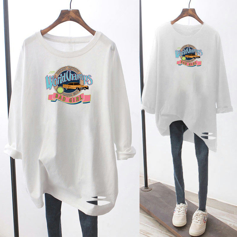 Pregnancy Woman Dress Spring Autumn Season New Fashion Big Size Easy blouses Autumn Clothes Round Neckline White Undershirt Longsleeve T-Shirt Woman