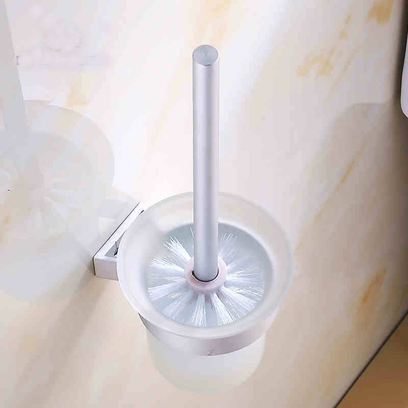 Toilet brush suit toilet brush hanging wall long handle to dead angle clean dressing room sit and brush free to ground floor