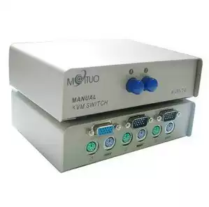 Maxtor new manual KVM multi-computer switcher PS2 all two MT-KVM2A