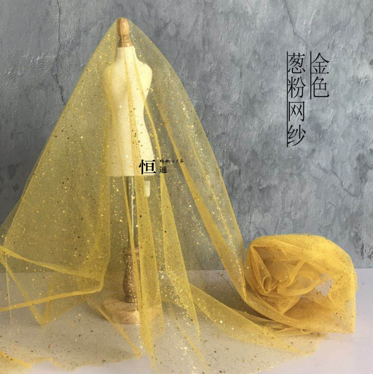 Sân khấu khiêu vũ vải Trang phục đám cưới cho trẻ em Vải vải lưới cứng - Vải vải tự làm chất cotton tàu