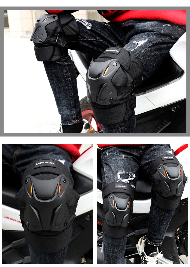 Xe mô tô địa hình chống vỡ xe máy - Xe máy Rider thiết bị bó gối aolikes