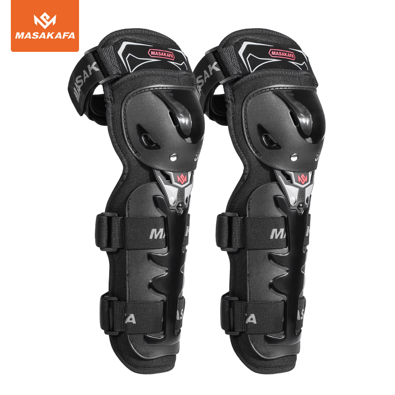 Riding locomotive men's kneecap armguard breathable knight equipped cross-country protective gear Four Seasons anti-fall wind-proof leg knee