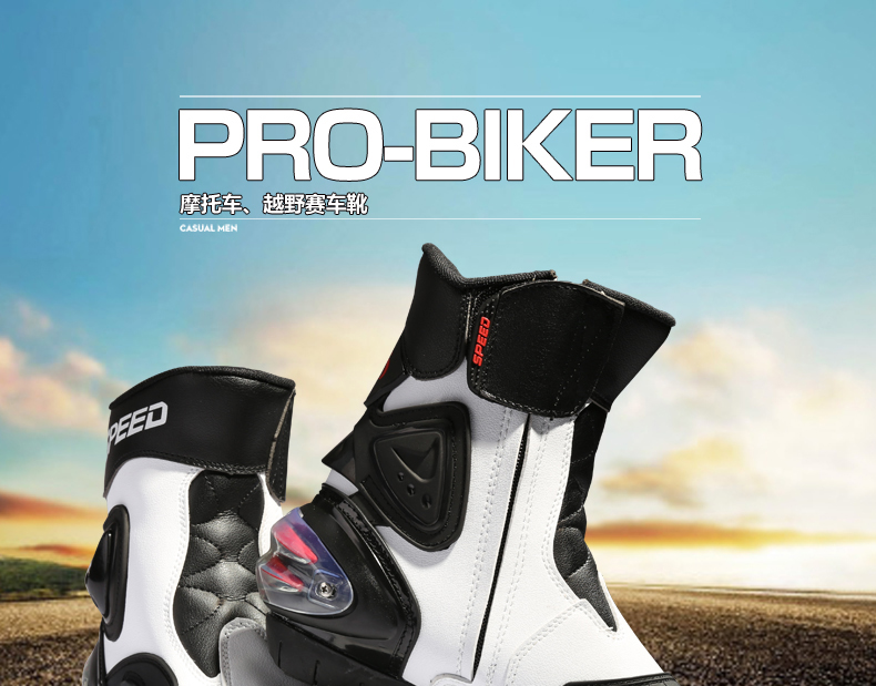 Boots moto PRO-BIKER A004 - Ref 1388058 Image 6