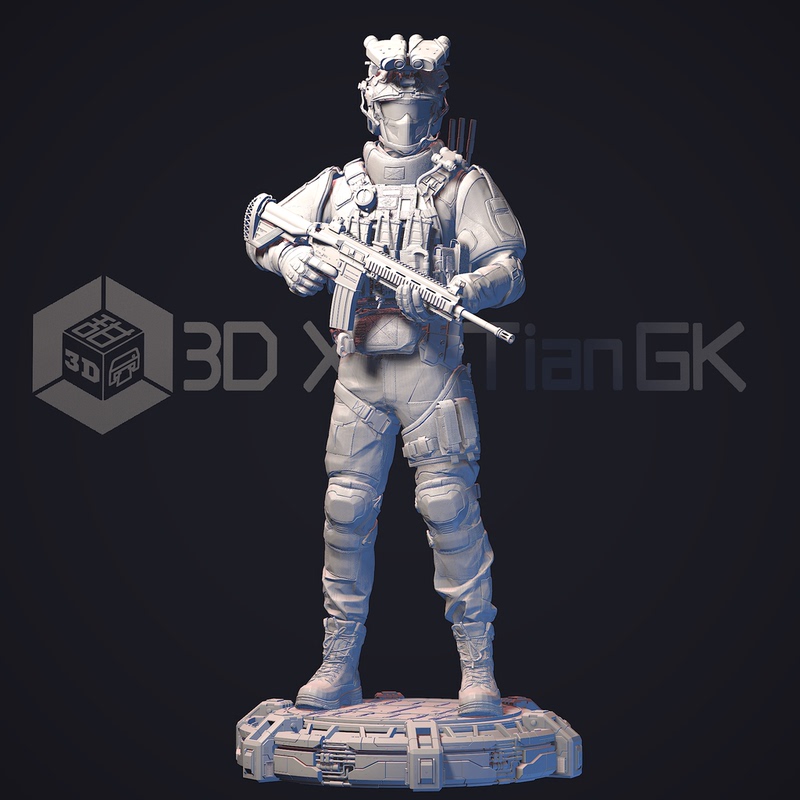Dragon Action Delta Action 3D Printed Detailed Texture Ultra-High Precision Gk White Model Paintable Model