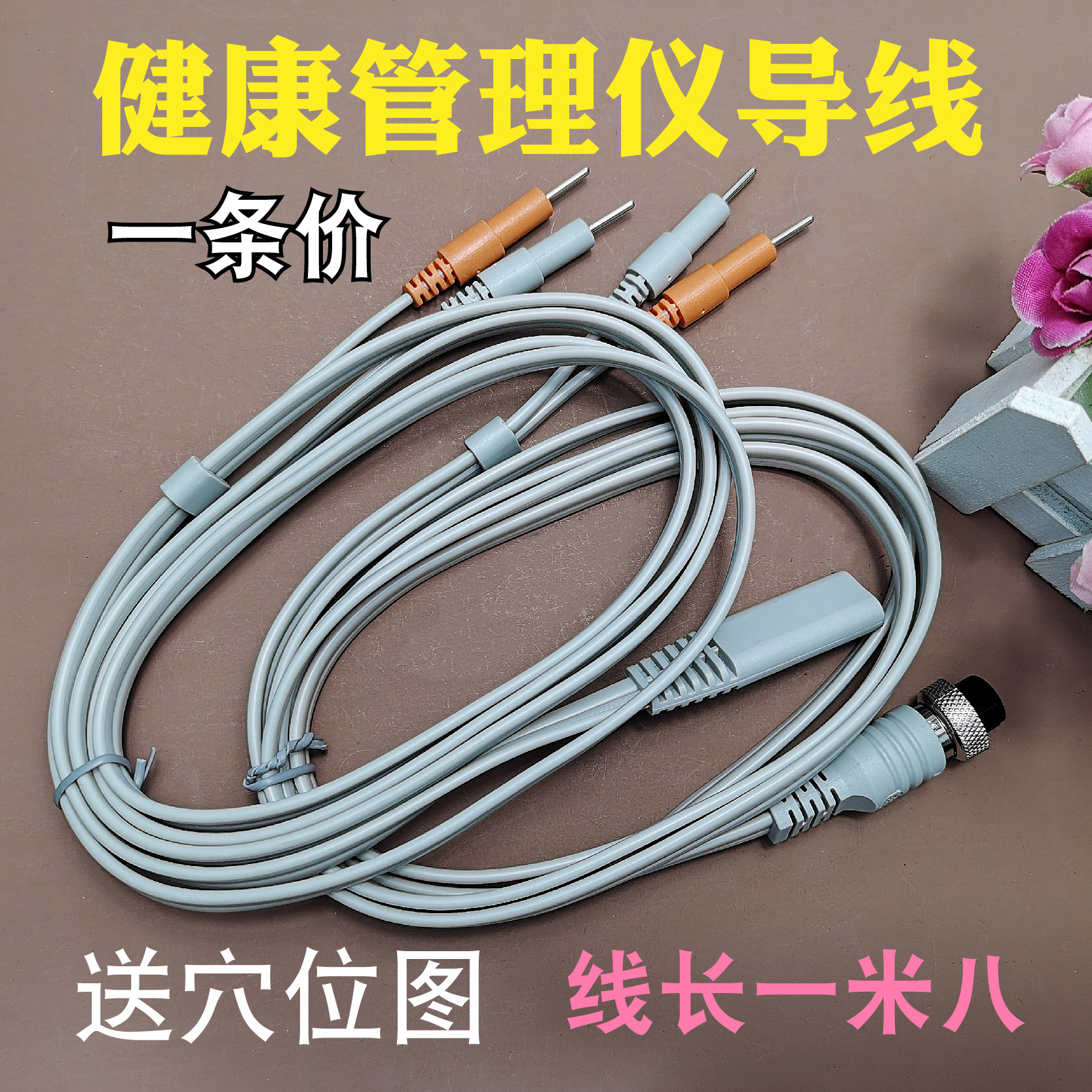 丽福健波动仪诶茵诶健康管理康养仪养生仪美容仪器输出导线电疗线