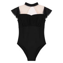 Dance wear for women summer short-sleeved exercise clothes adult backless slimming examination gymnastics clothes ballet high-span bodysuits