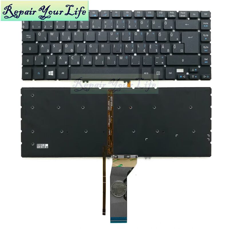 Suitable for Acer Acer R7-572G R7-571 571g Ms2317 Keyboard Hu Fr Backlight