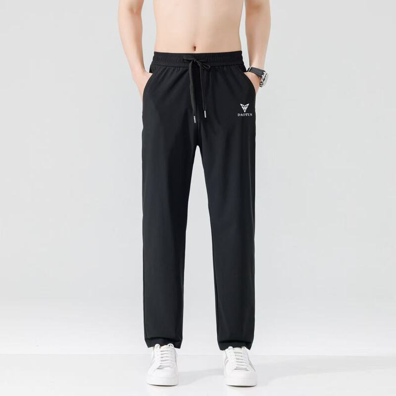 Susu's Choice Men's Ice Silk Straight Quick-Dry Long Pants Y99