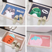 Cartoon Fruit in doormat Mat Bathroom Anti Slip Mat Carpet Entrance Door Mat Stairs Footrest Toilet Absorbent Mat