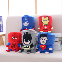 Cartoon anime roll blanket coral velvet air-conditioning blanket blanket summer childrens animal blanket group building Annual event gifts