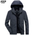 Áo khoác nam JEEP / Jeep rộng size 2019 xuân nam áo khoác mới áo khoác dài tay mỏng - Mùa xuân áo sơ mi nữ 2018 hàn quốc Mùa xuân