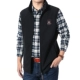 JEEP / Jeep Cardigan Vest Men Loose Polar Vest Vest Plus Áo khoác lông cừu Mùa thu Lông cừu Basecoat Micro Đàn hồi - Dệt kim Vest