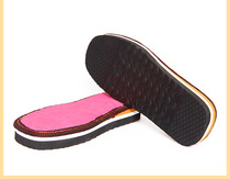 CHILDRENS COW LONG SUEDE WOOLEN SILK FACE SOLE HOOK SLIPPERS COTTON SHOES SOLE