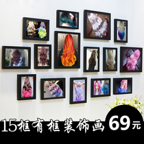 Professional hair salon decorative painting fashion perm hairstyle picture wall painting salon background wall