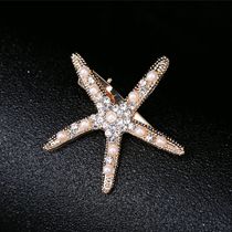 Korean style bridal headwear forest style fairy beauty super fairy Korean style wedding dress starfish hairpin 2024 new wedding accessories