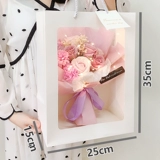 Мыло на день Святого Валентина с розой в составе с экстрактом подсолнечника для друга, подарок на день рождения